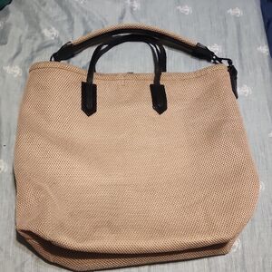 J Crew Tote Tan Used